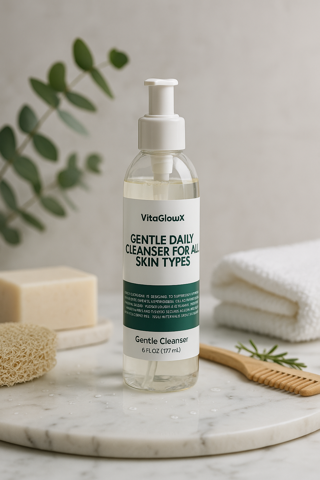 Gentle Face and Body Cleanser, 6oz